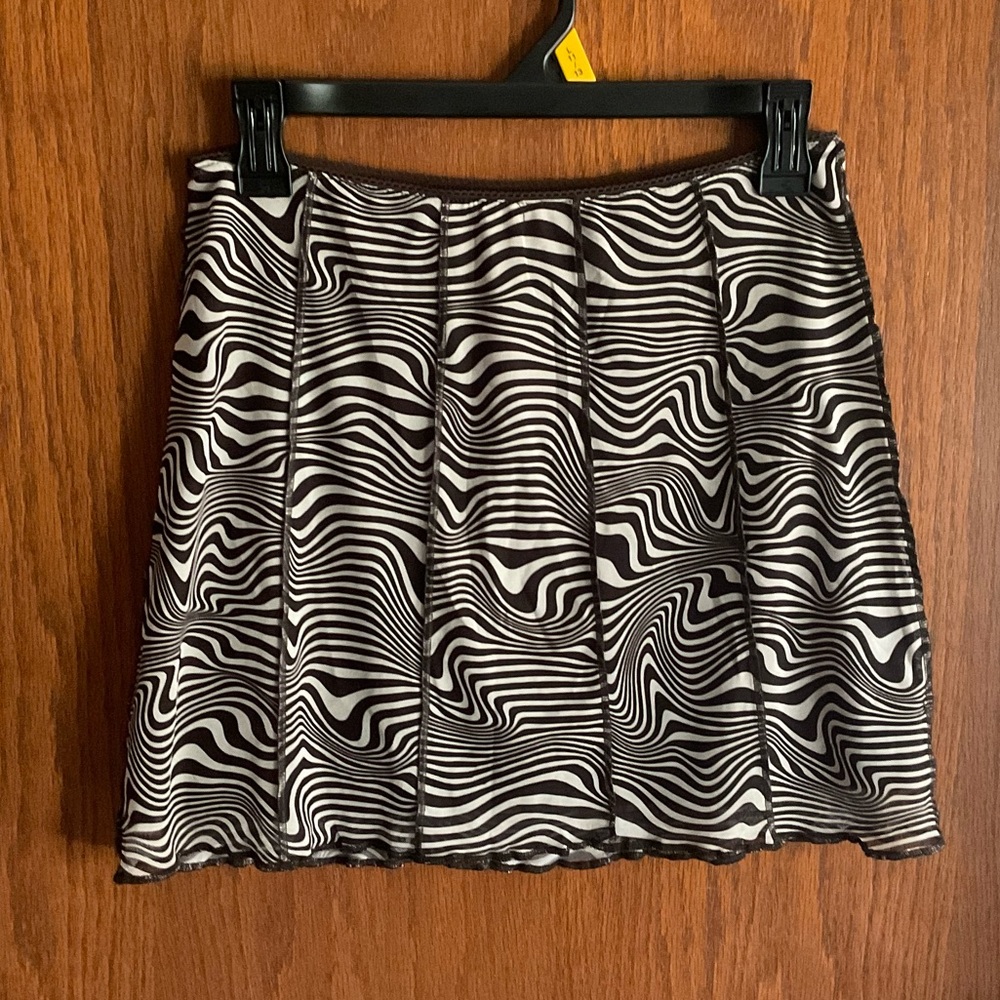 Brown Zebra Skirt